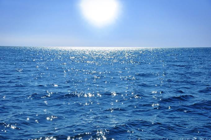 Mar Caribe frente a Quintana Roo ante el aumento de las temperaturas oceánicas.